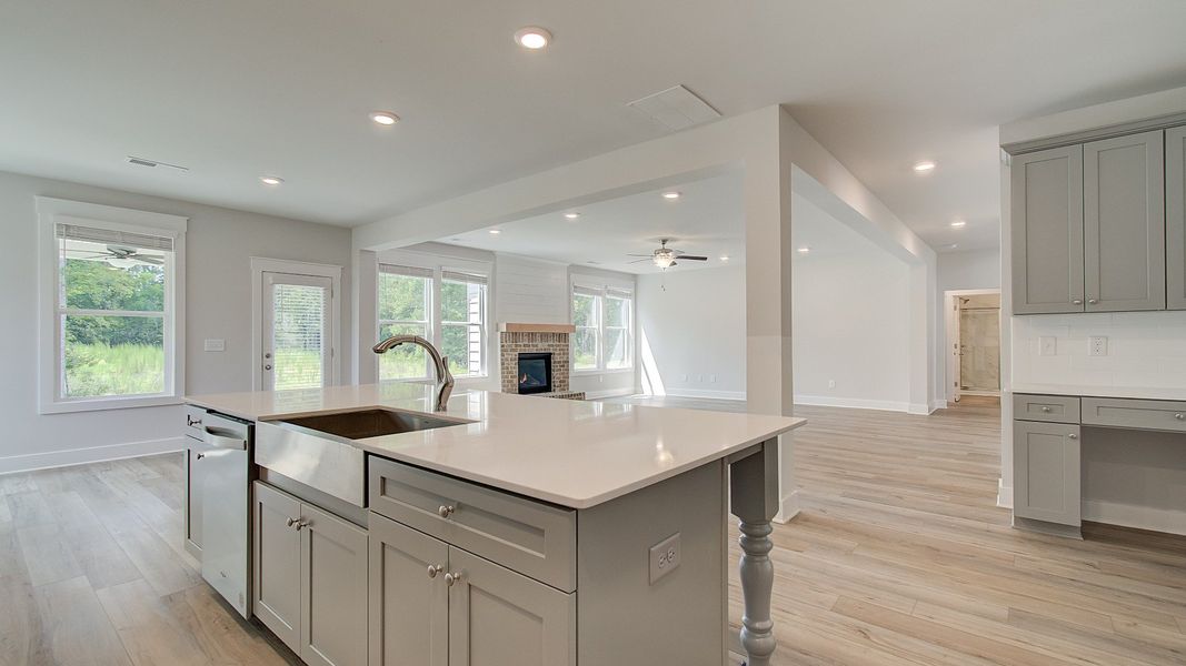 Representative furnished interior of a home built from the Clarity - FL by DRB Homes in Brighton, Locust Grove (Image 17).