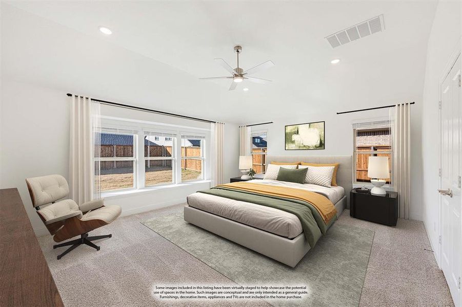 Furnished interior view inside a new home in Terracina, Rockwall (Image 18).