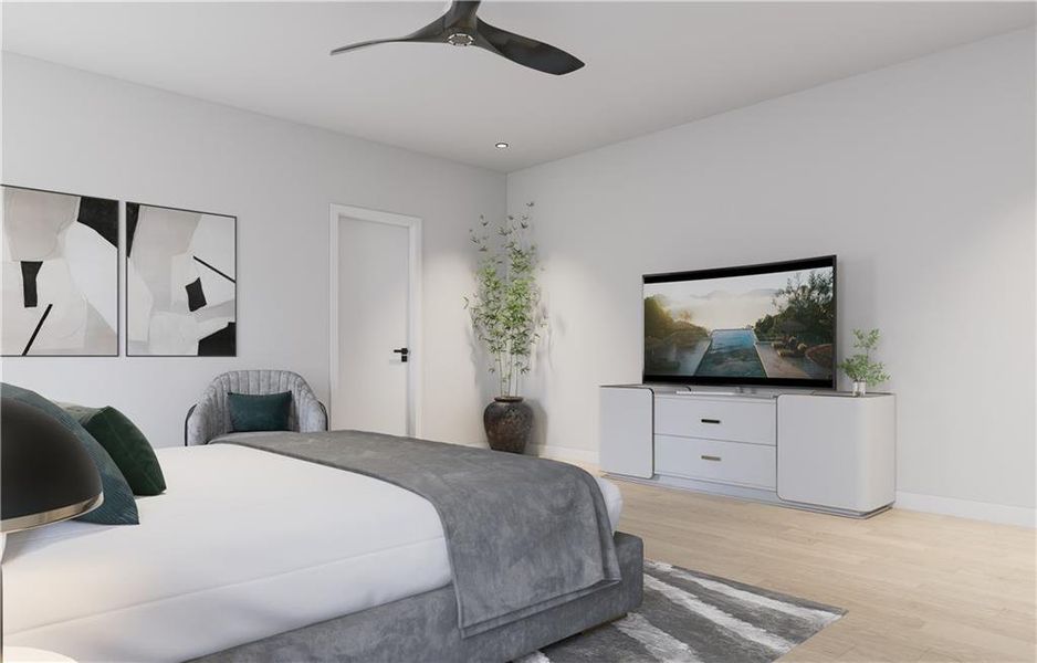 Furnished interior view inside a new home in , Sugar Hill (Image 33).