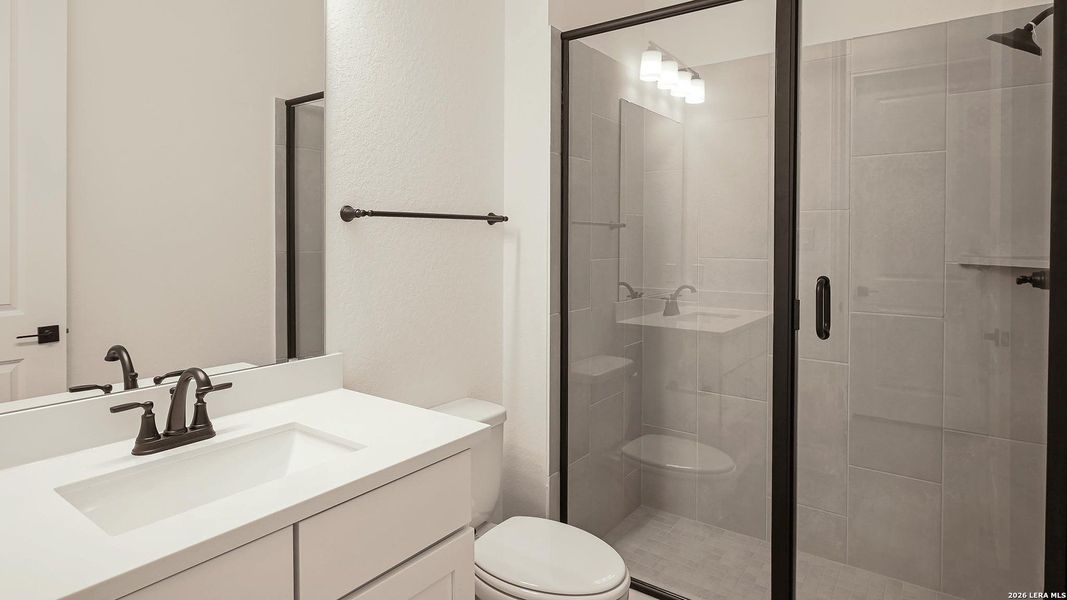 Furnished interior view inside a new home in Legacy at Lake Dunlap, New Braunfels (Image 13).