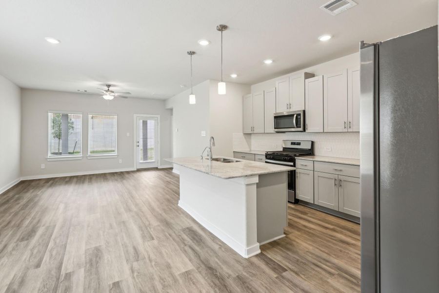 Photo is not of the actual home, but is an inspirational photo of builder’s model home and may depict options, furnishings, and/or decorator features that are not included