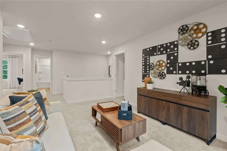 Furnished interior view inside a new home in Hawthorne Reserve, Dallas (Image 23).
