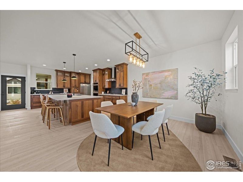 Furnished interior view inside a new home in , Berthoud (Image 36).
