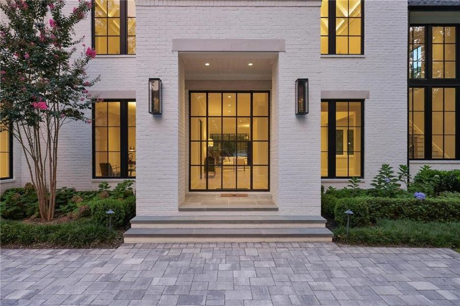 Front exterior of a new home in , Atlanta, GA, highlighting curb appeal (Image 1).