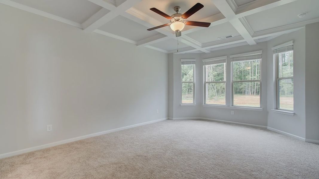 Representative furnished interior of a home built from the Meridian II by DRB Homes in Northcroft, Loganville (Image 16).