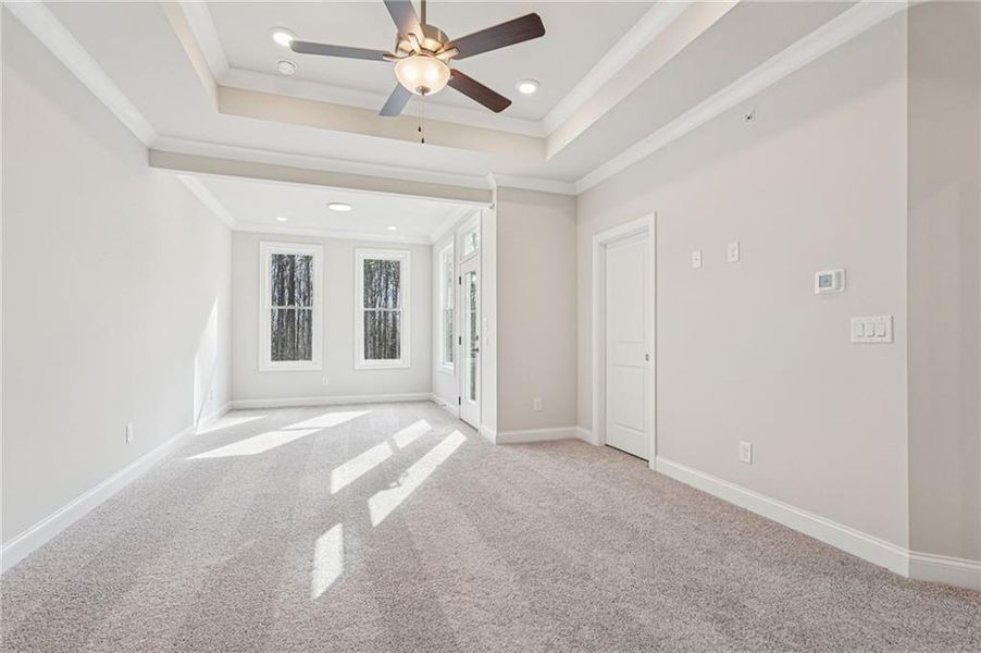 Spacious, unfurnished interior of a new home in Byers Park, Alpharetta (Image 44).