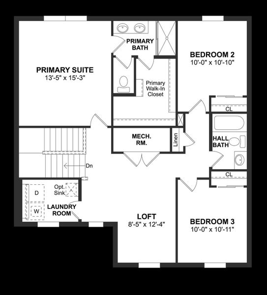 2D floor plan layout of this home in , Fort Pierce, FL (Image 3).