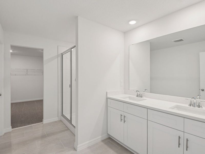 Furnished interior view inside a new home in Oakfield Trails - Classic Series, Parrish (Image 4).
