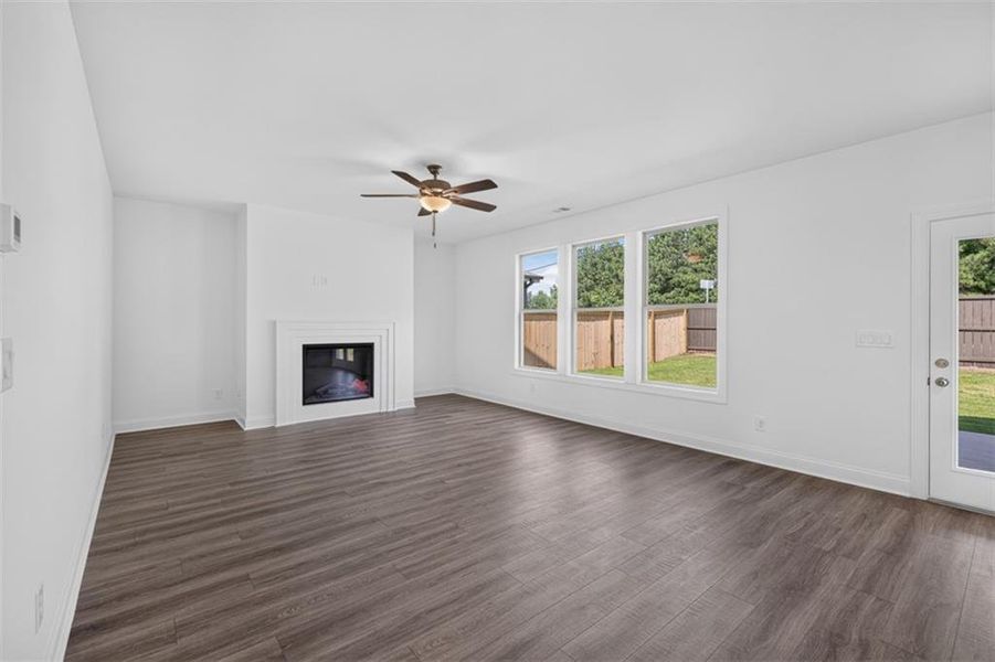Spacious, unfurnished interior of a new home in , Buford (Image 32).