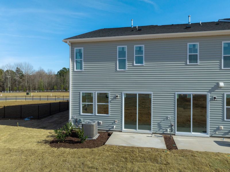 Exterior details and patio area of a home in Powell, Angier (Image 4).