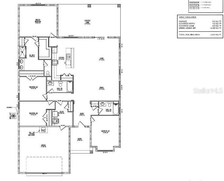2D floor plan layout of this home in , Homosassa, FL (Image 4).