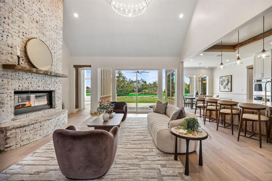 Furnished interior view inside a new home in , Caddo Mills (Image 5).