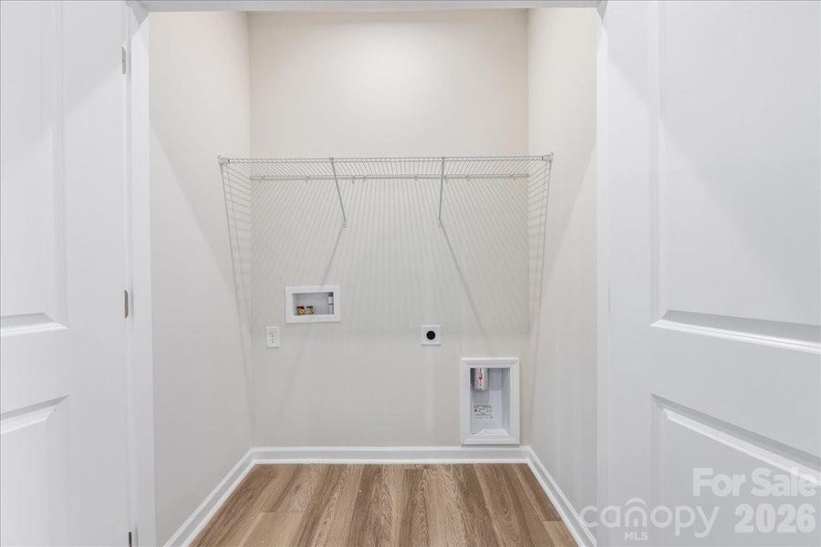 Laundry closet Laundry closet