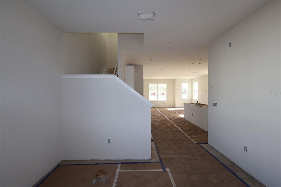 In-progress construction of a new home in Center Lake on the Park, St. Cloud, FL (Image 5).