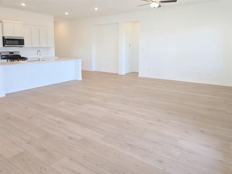 Spacious, unfurnished interior of a new home in Lively Ranch: Brookstone Collection, Georgetown (Image 11). Spacious, unfurnished interior of a new home in Lively Ranch: Brookstone Collection, Georgetown (Image 11).