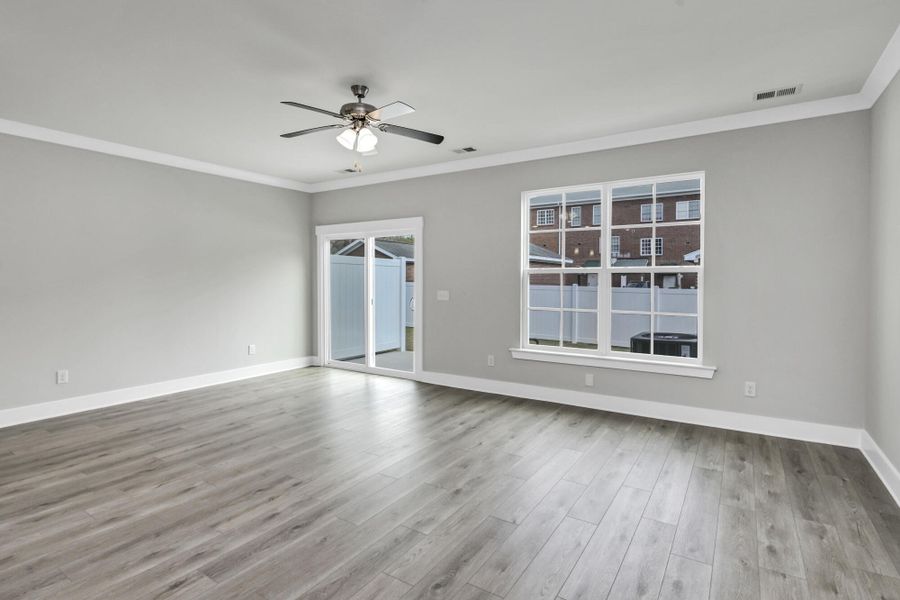 Spacious, unfurnished interior of a new home in Lake Carolina Townhomes, Columbia (Image 34).