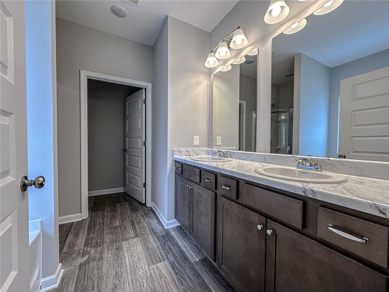 Furnished interior view inside a new home in Glen at Cave Springs, Douglasville (Image 9).