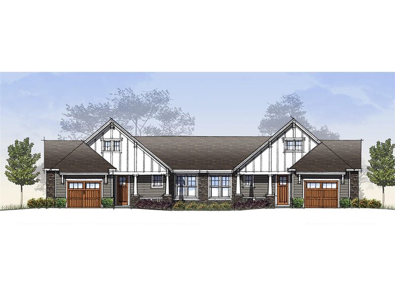 Exterior rendering of this home design in , Laurel Park, NC (Image 1).