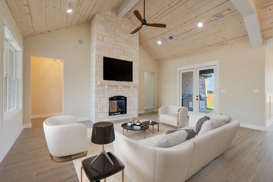 Furnished interior view inside a new home in , College Station (Image 17).