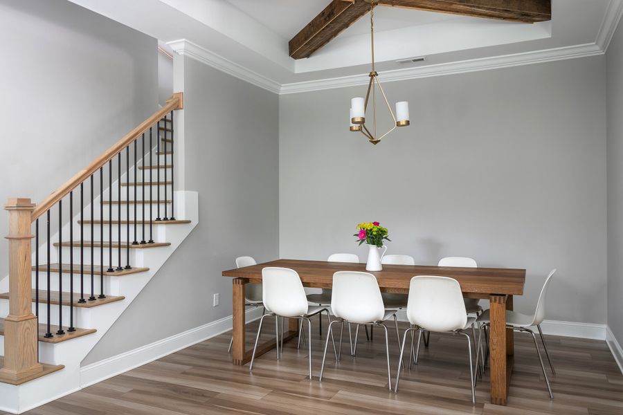 Representative furnished interior of a home built from the The Oxford by Greentech Homes LLC in The Thicket at Sedman Hills, Hixson (Image 6).