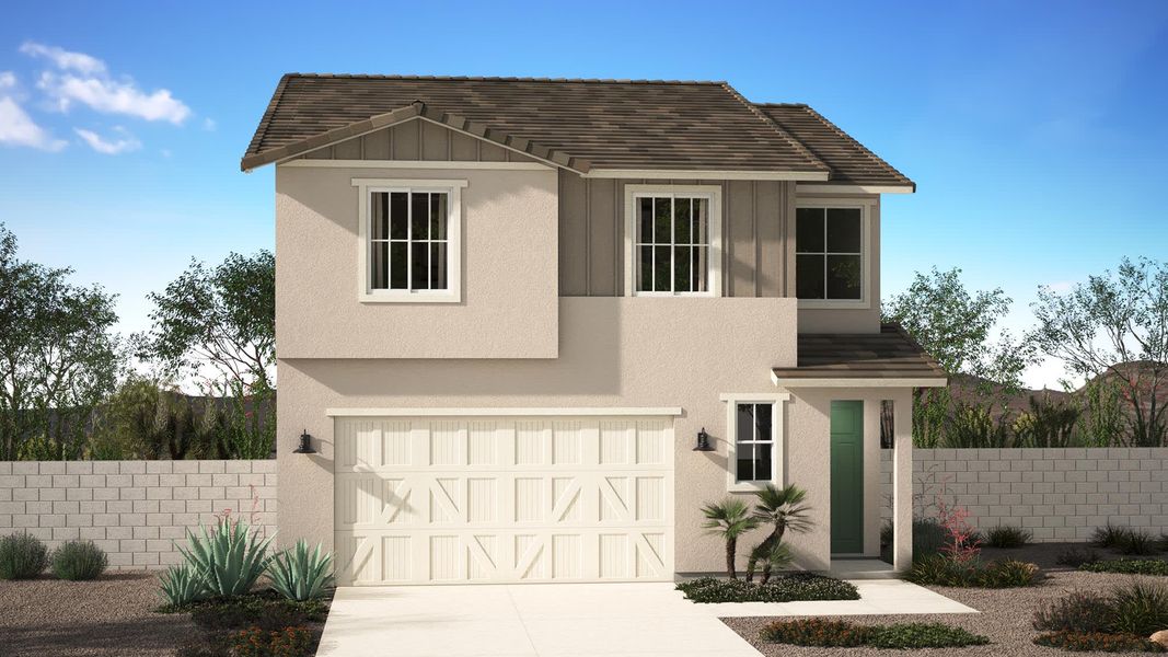 Farmhouse Elevation | Lumia | Mandarin at Citrus Park | New Homes in Goodyear, AZ | Landsea Homes