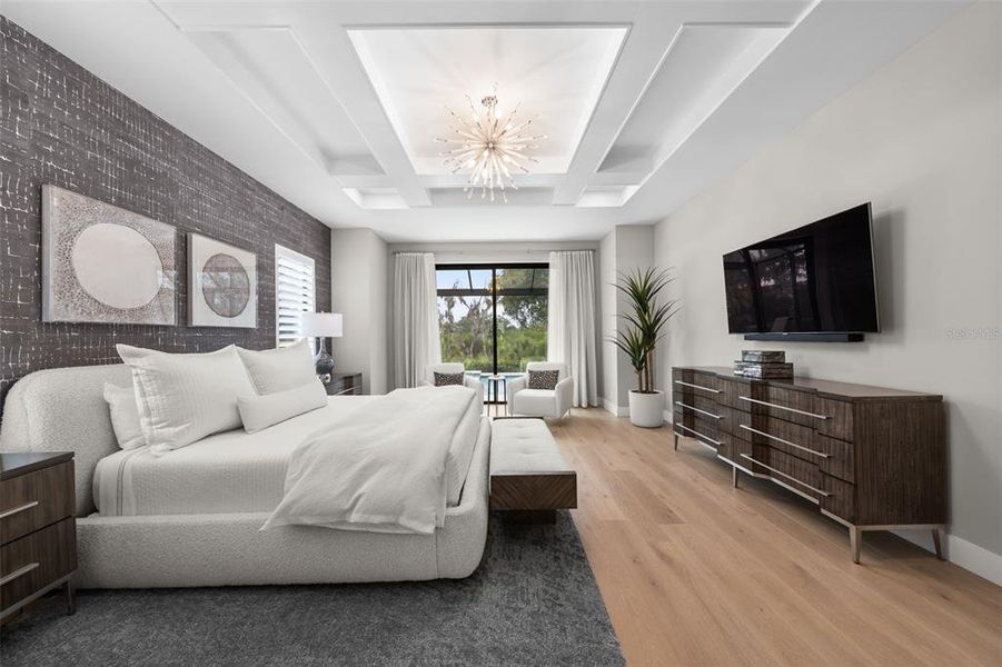Furnished interior view inside a new home in , Parrish (Image 48).