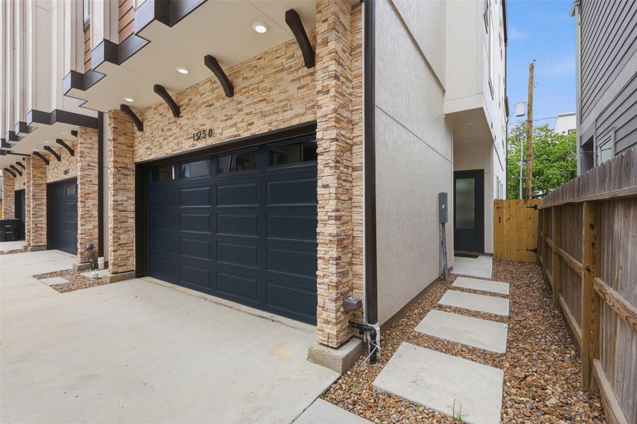 Exterior details and patio area of a home in , Houston (Image 3).