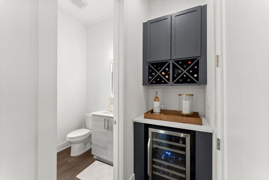 Furnished interior view inside a new home in , Atlanta (Image 7). Furnished interior view inside a new home in , Atlanta (Image 7).