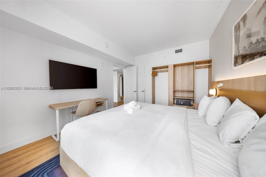 Furnished interior view inside a new home in , Miami (Image 10).