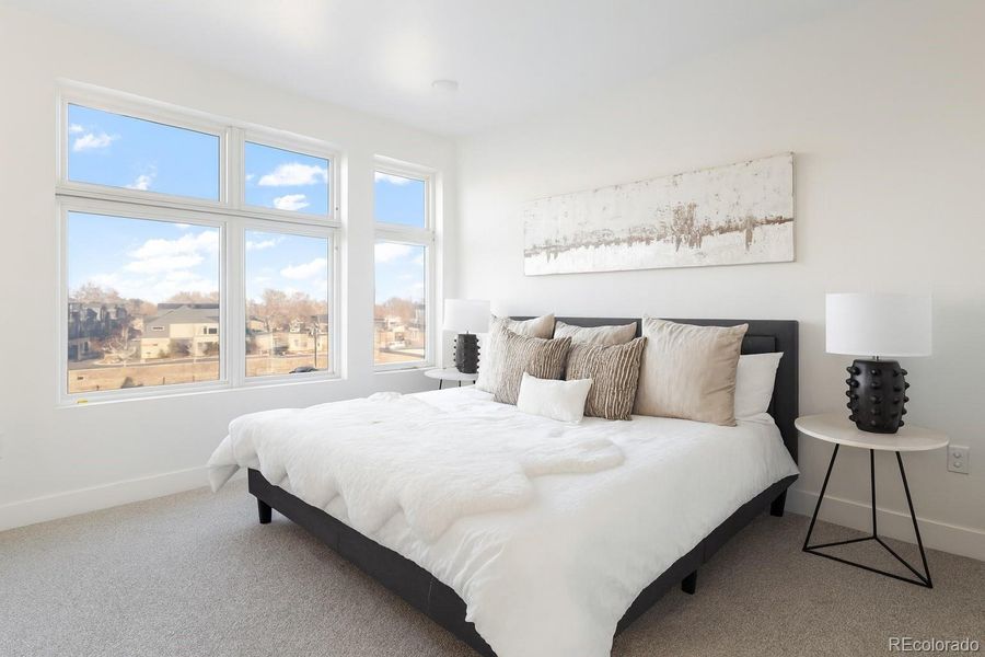 Furnished interior view inside a new home in , Denver (Image 4).