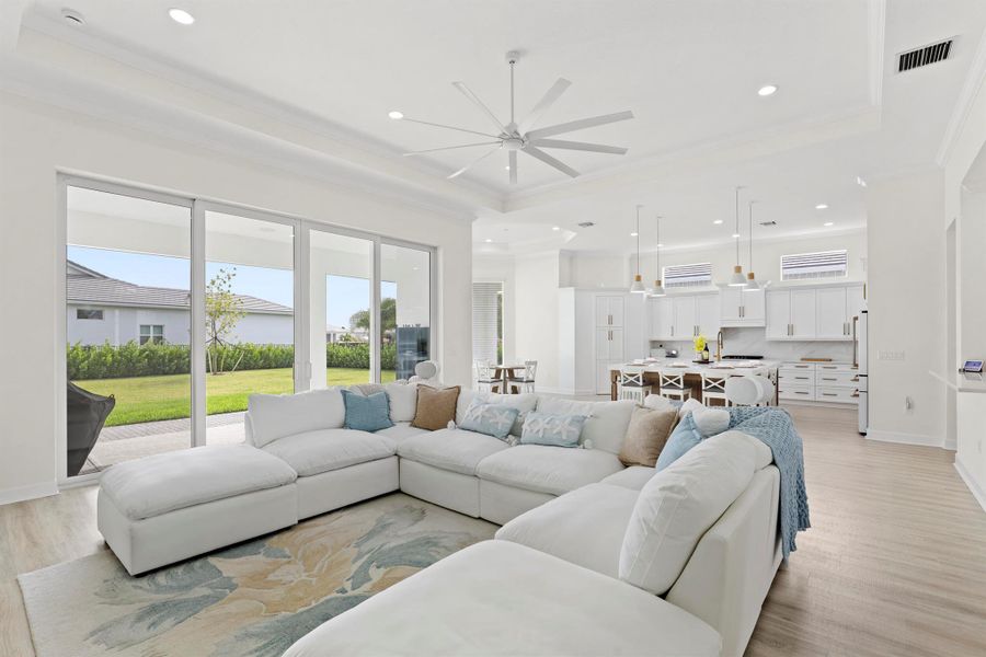 Furnished interior view inside a new home in , Westlake (Image 61).