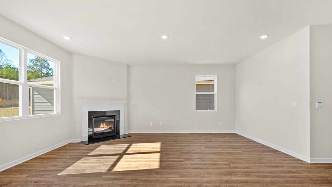 Representative unfurnished interior of a home built from the Flora by D.R. Horton in Poplar Preserve, Newnan (Image 12).