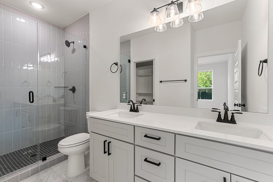 Furnished interior view inside a new home in Koenig Townhomes, Austin (Image 10).