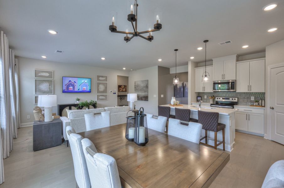 Furnished interior view inside a new home in Crestview - Legacy Series, Hermitage (Image 5).