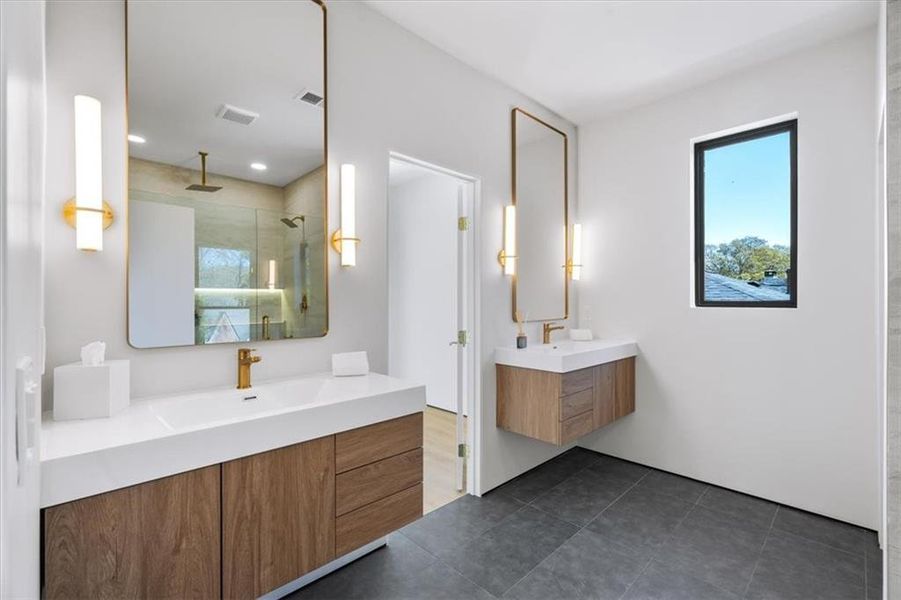 Furnished interior view inside a new home in , Atlanta (Image 15).