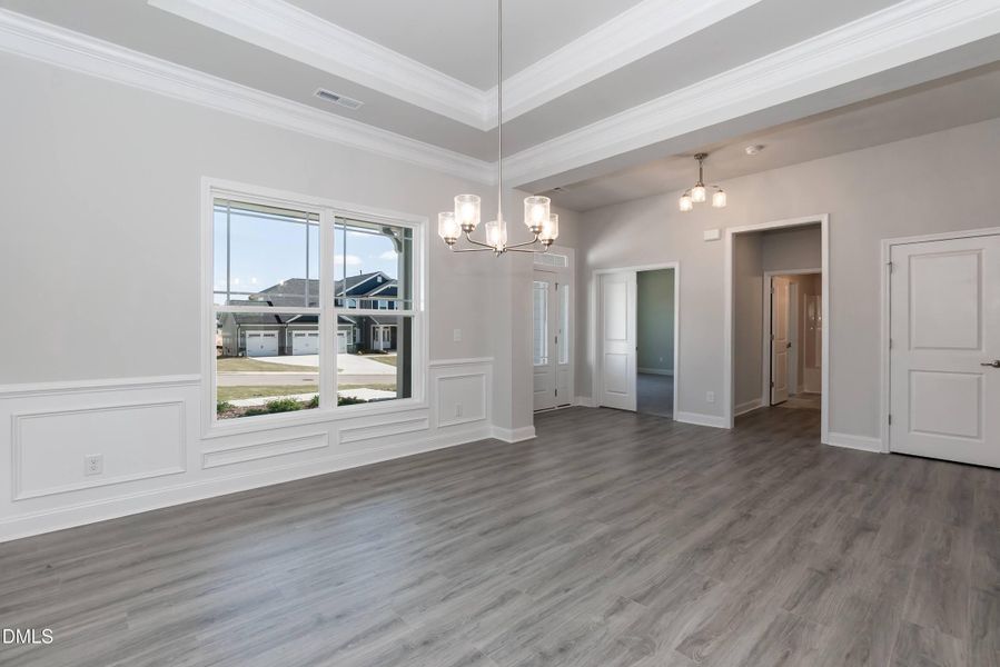 Spacious, unfurnished interior of a new home in Kelly Farms, Lillington (Image 11). Spacious, unfurnished interior of a new home in Kelly Farms, Lillington (Image 11).