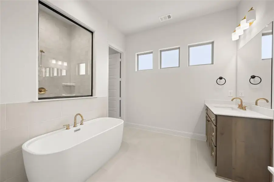 Furnished interior view inside a new home in BridgeWater - Phase 1, Midlothian (Image 11).