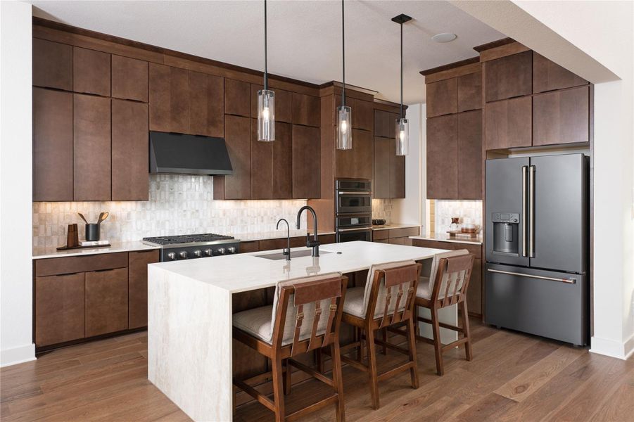 Furnished interior view inside a new home in Provence, Austin (Image 29).
