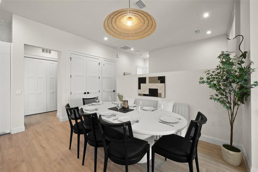 Furnished interior view inside a new home in , Sarasota (Image 39).