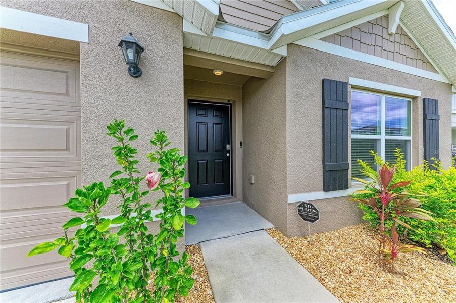 Exterior details and patio area of a home in Bella Lago, Parrish (Image 3).