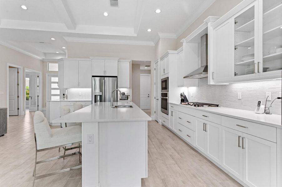 Furnished interior view inside a new home in Belterra, Port St. Lucie (Image 10).