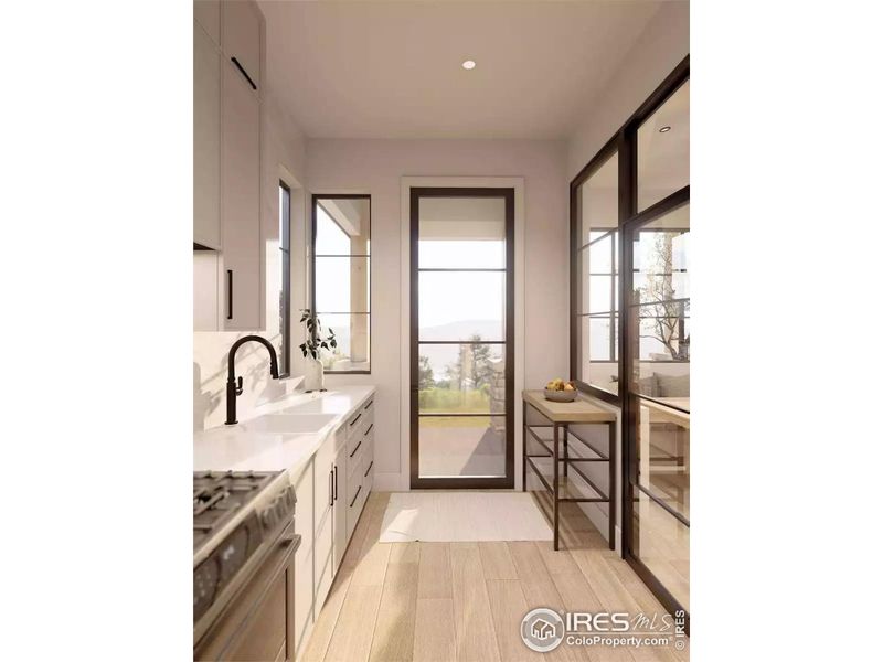 PHOTOS NOT OF ACTUAL HOME. Concept of scullery