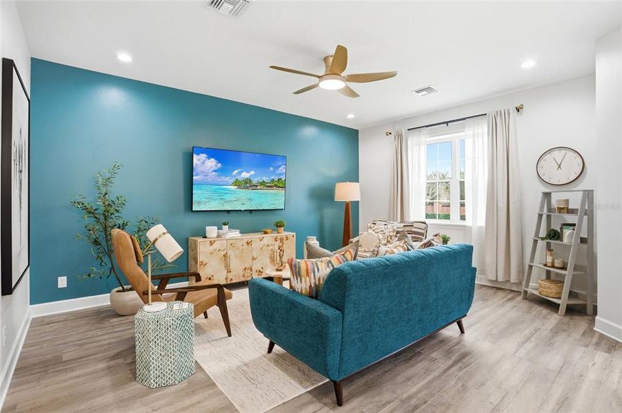 Furnished interior view inside a new home in , Eustis (Image 9).