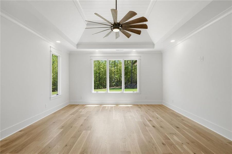 Spacious, unfurnished interior of a new home in , White (Image 39).