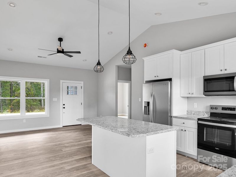 Furnished interior view inside a new home in , Weaverville (Image 8).