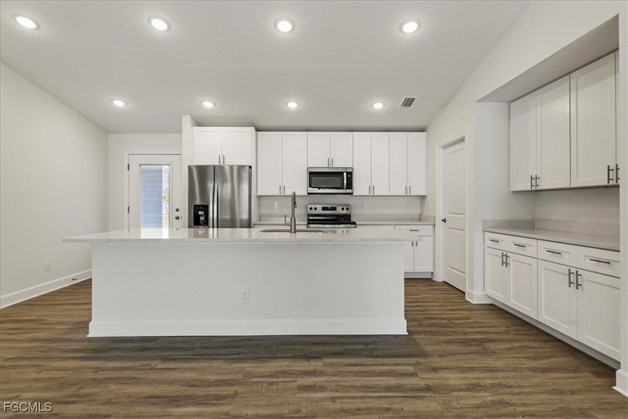 Furnished interior view inside a new home in Cape Coral, Cape Coral (Image 8). Furnished interior view inside a new home in Cape Coral, Cape Coral (Image 8).