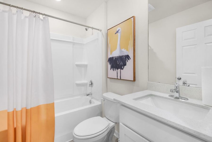 Furnished interior view inside a new home in Avalon, Milton (Image 13).