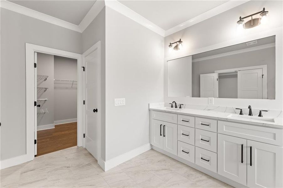 Furnished interior view inside a new home in , Dawsonville (Image 41).