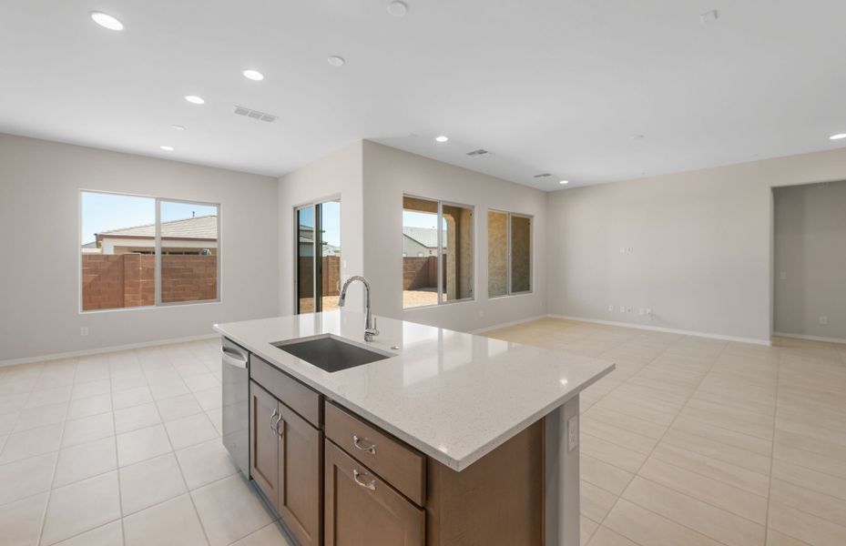 Furnished interior view inside a new home in Artisan at Asante, Surprise (Image 28).
