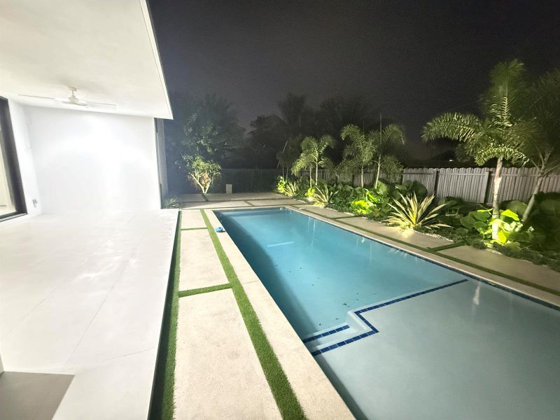 pool night